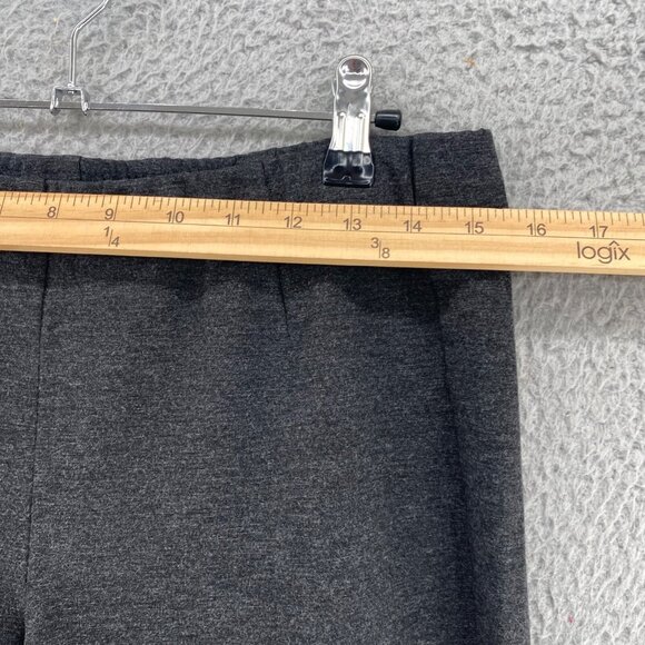 J Jill Pants Womens Medium Petite Gray Ponte Slim Leg Pull On Leggings Stretch - Picture 8 of 12